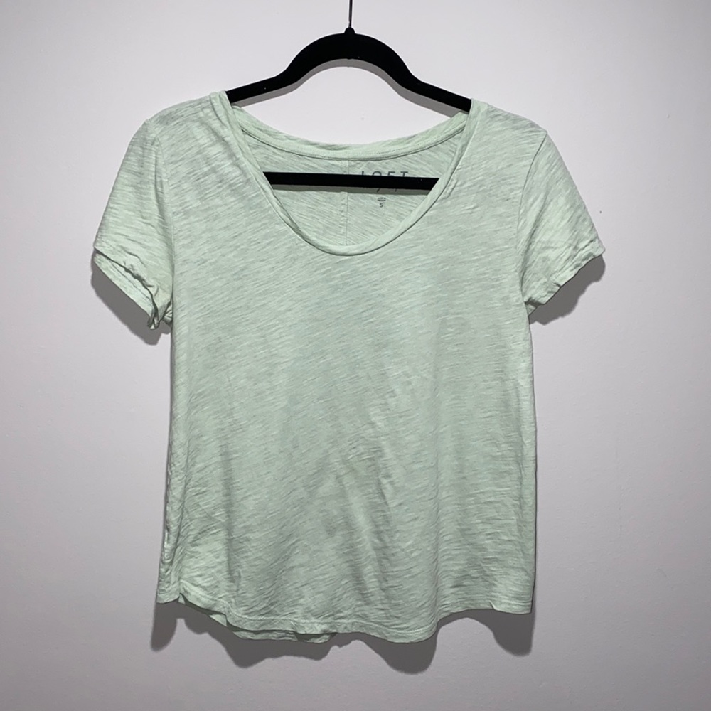 LOFT mint green t-shirt